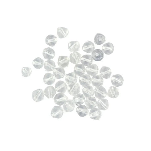 4mm Glass Bicone Beads (available in 3 colours)